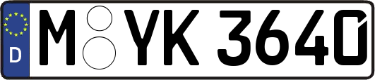 M-YK3640