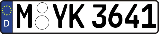 M-YK3641