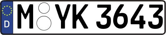 M-YK3643