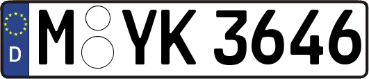 M-YK3646