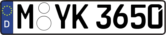 M-YK3650