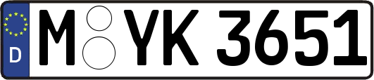 M-YK3651