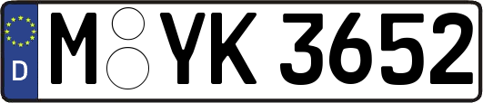 M-YK3652