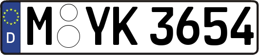 M-YK3654