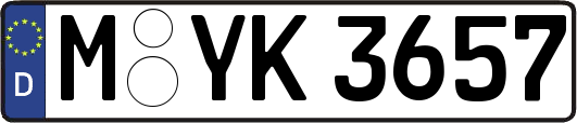 M-YK3657