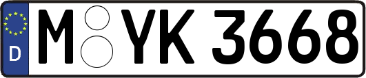 M-YK3668