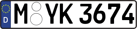 M-YK3674
