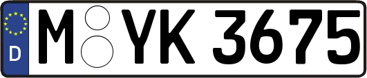 M-YK3675