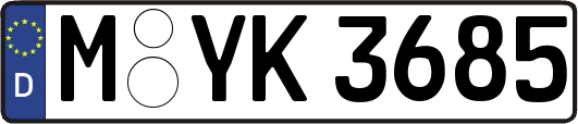 M-YK3685