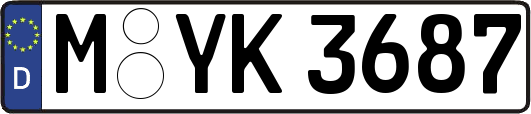M-YK3687