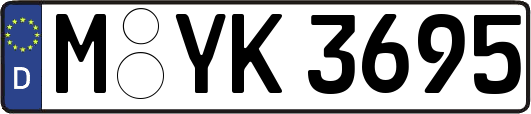 M-YK3695