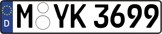 M-YK3699