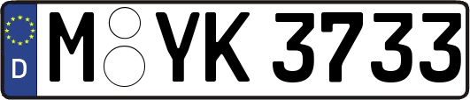 M-YK3733