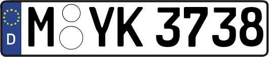 M-YK3738