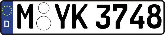 M-YK3748