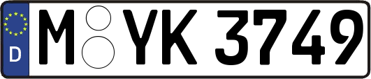 M-YK3749