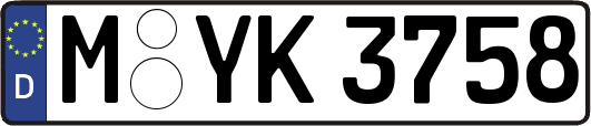M-YK3758
