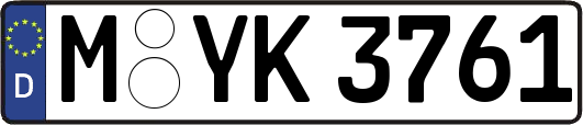 M-YK3761