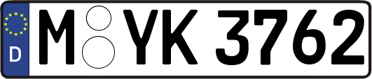 M-YK3762