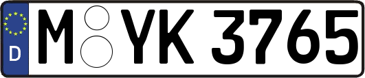M-YK3765