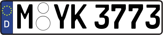 M-YK3773