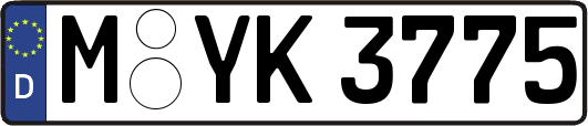 M-YK3775