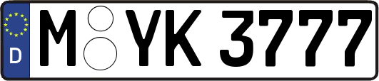 M-YK3777
