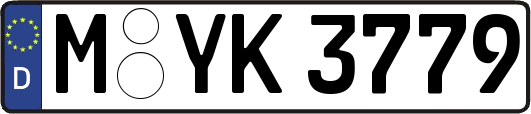 M-YK3779