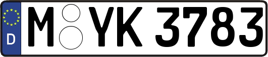 M-YK3783