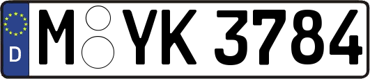 M-YK3784