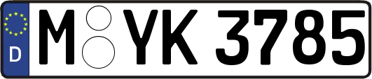 M-YK3785