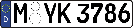 M-YK3786