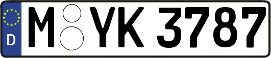 M-YK3787