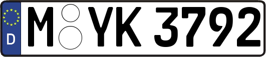 M-YK3792