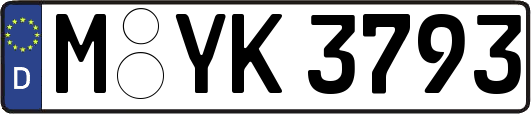 M-YK3793