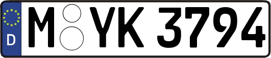 M-YK3794