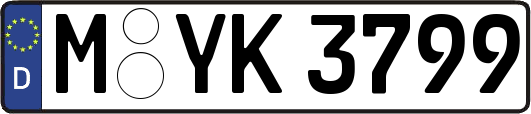 M-YK3799
