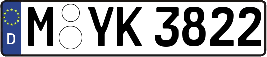 M-YK3822