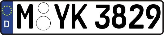 M-YK3829