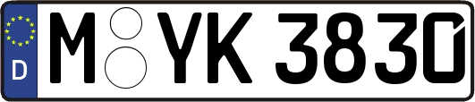 M-YK3830
