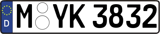 M-YK3832