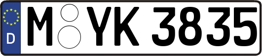 M-YK3835