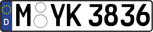 M-YK3836