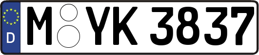 M-YK3837