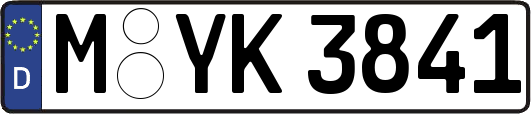 M-YK3841