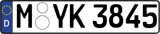 M-YK3845
