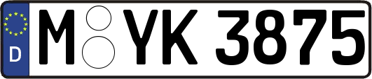M-YK3875