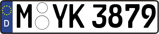 M-YK3879