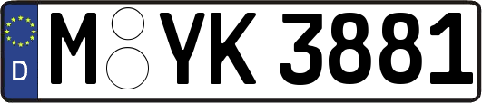 M-YK3881