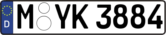 M-YK3884